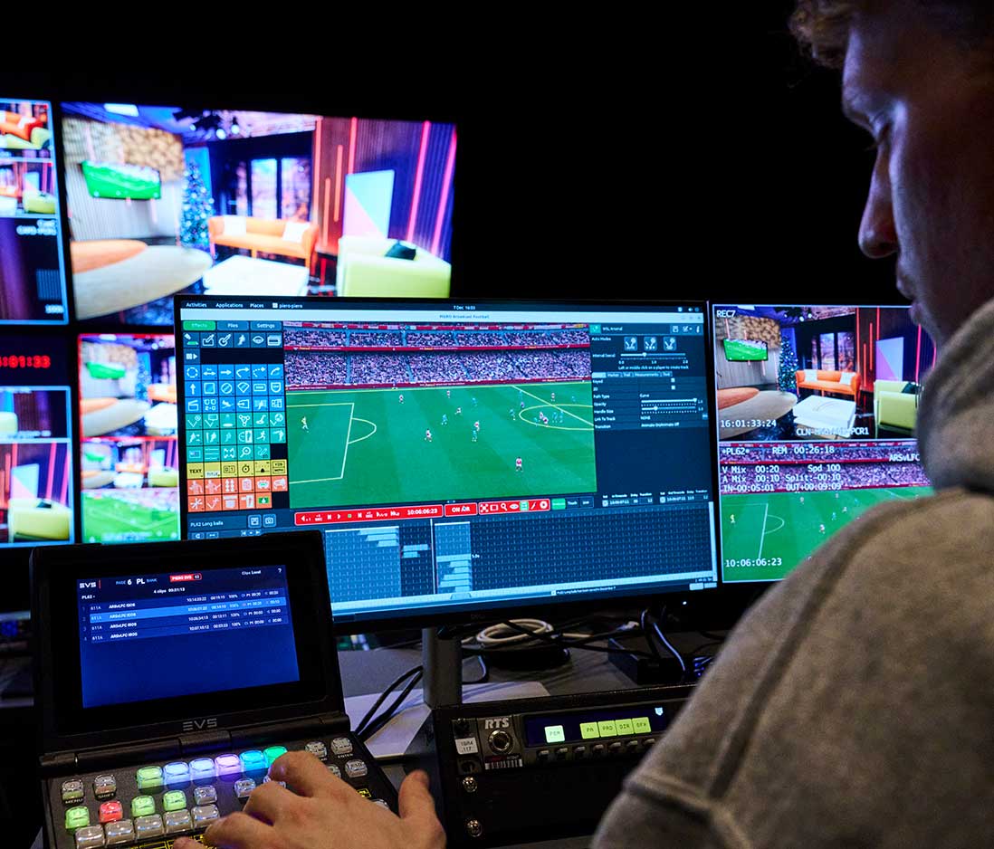 Vivid Broadcast - Facilities - Remote Production - Master Control Suite